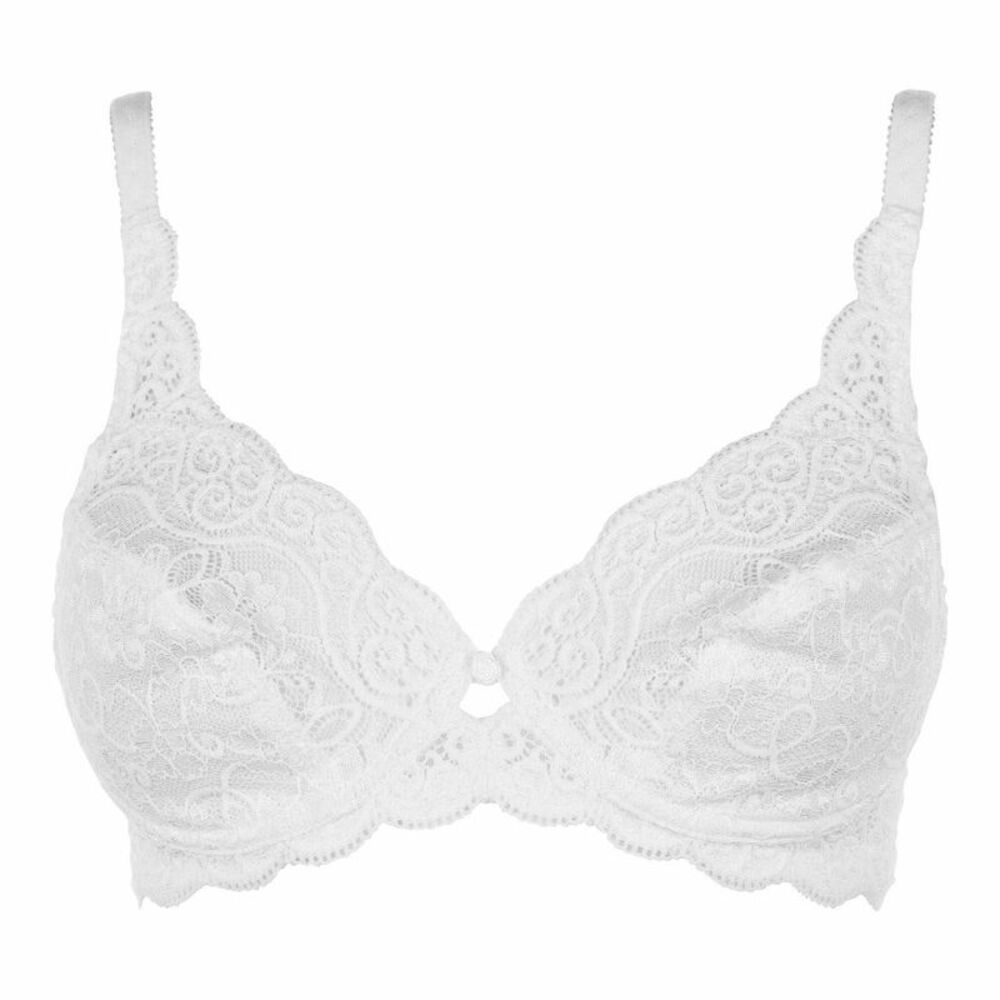 Triumph Womens/Ladies Amourette Floral Embroidery Bra / White